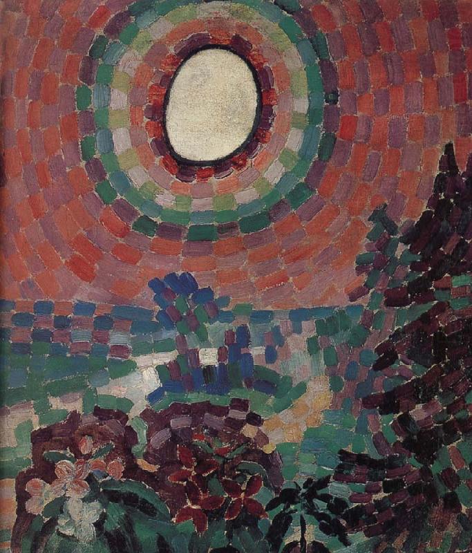 Delaunay, Robert The disk Landscape china oil painting image